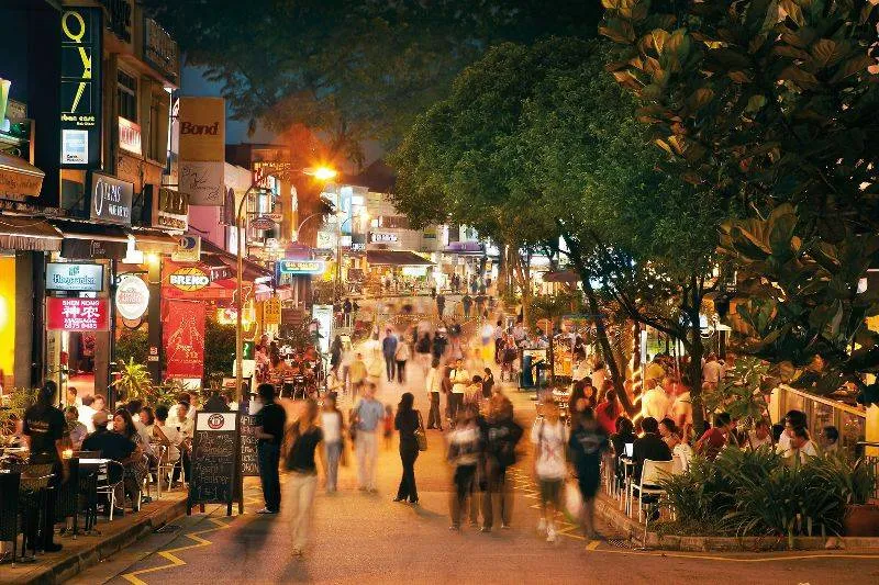 Holland Village by night