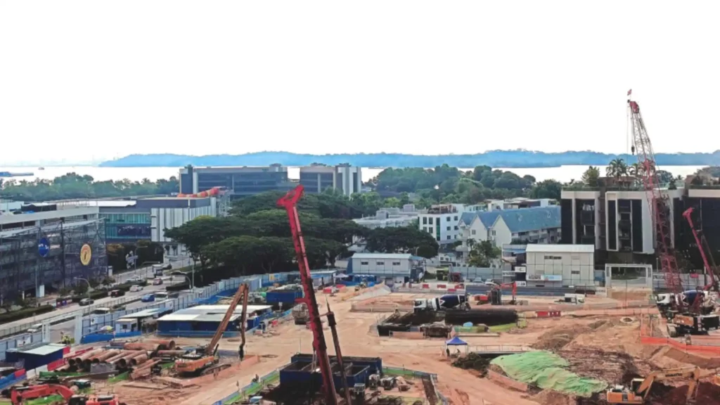 Coastal Cabana site taken from Blk 474 Pasir Ris Drive 6
